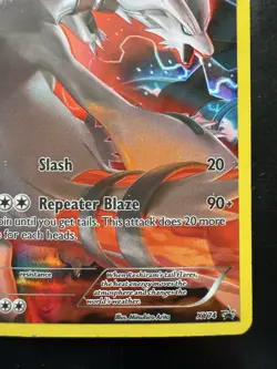 Pokemon XY Reshiram Full Art Black Star Promo XY74 English (NM) - Image 5