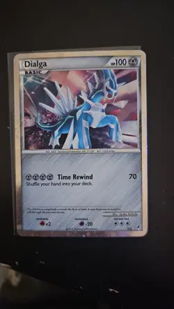 DIALGA SL2 SHINY RARE HOLOFOIL CALL OF LEGENDS MP POKEMON - Image 1
