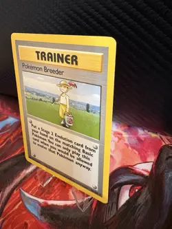 1999 Pokemon Base Set Pokemon Breeder 76/102 WOTC Trainer LP - Image 3