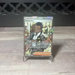 Salvatore Full Art Ultra Rare 202/162 Temporal Forces Pokemon 2024 TCG NM - Image 1
