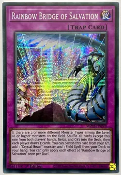 MP22-EN270 Rainbow Bridge of Salvation - Secret Rare 1st Ed Near Mint YuGiOh - Image 1