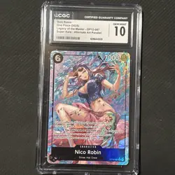 Nico Robin OP12-087 SR Legacy of the Master One Piece Alt Art English CGC 10 - Image 1