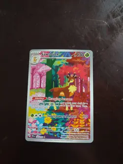 Pokemon TCG Sawsbuck Card 166/162 SV05: Temporal Forces NM Condition - Image 2