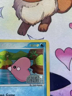 Pokemon TCG Luvdisc EX Crystal Guardians 7/100 Reverse Holo Rare Card - Image 4
