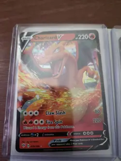 Pokemon Charizard V Ultra Rare Darkness Ablaze NM 019/189 Card + full art lot!! - Image 1