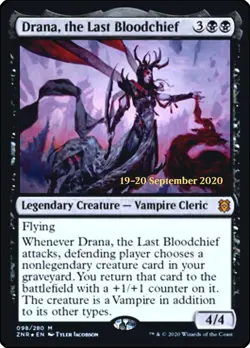 MTG Foil - Drana, the Last Bloodchief - 98 / NM / English - Image 1