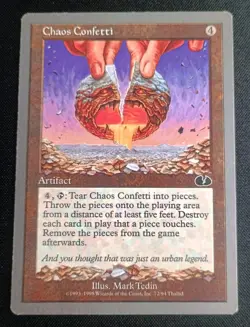 MTG Unglued - Chaos Confetti - Image 1