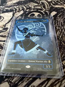 Katara, the Fearless (Borderless) (Neon Ink Foil) Avatar: The Last Airbender MTG - Image 1