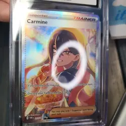 Pokemon CGC 10 Carmine 217/167 2024 Twilight Masquerade 217/167 Gem Mint SIR - Image 5
