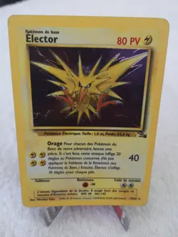 Carte Pokemon Elector 15/62 HOLO Electhor ED2 Fossile Edition 2 Wizards - Image 3