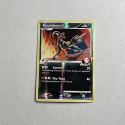 Pokemon TCG 2009 Rising Rivals Card -- Houndoom 65/111 Reverse Holo - Image 1