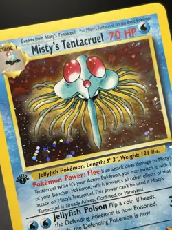 MISTY'S TENTACRUEL Pokemon Card - WOTC - 1st Edition - Gym Heroes 10/132 NM (A) - Image 5