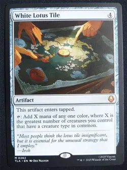 White Lotus Tile - TLA - Mtg Card #1ZD - Image 1