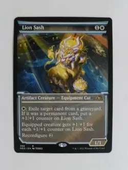 MtG Kamigawa Neon Dynasty Lion Sash Showcase Pack Fresh $0.75 Ship VCT123936 - Image 1
