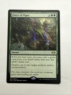 Force of Vigor - Magic the Gathering MtG - Modern Horizons MH1 - NM - Image 1