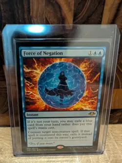 MTG Force of Negation Modern Horizons 052/254 Regular Rare- Magic The Gathering - Image 1