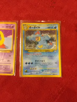 Lot Of 2 Pokemon Japanese Cards Holo, Regular, Lightly Played To Moderate Played - Image 3