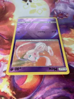 Mew 32/68 NM Reverse Holo Rare Hidden Fates 2019 Pokemon TCG - Image 3