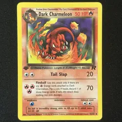 Dark Charmeleon 32/82 1st Edition - Team Rocket - Pokemon TCG Vintage Near Mint - Image 1