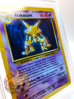 1999 POKEMON GAME #1 ALAKAZAM HOLO [PSA 8] - Image 2