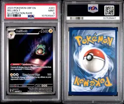 2023 POKEMON OBF EN-OBSIDIAN FLAMES ILLUSTRATION RARE #201 BELLIBOLT PSA 9 - Image 3