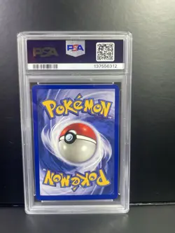 Pokemon Hitmonlee Fossil Unlimited Holo Rare 7/62 PSA 9 Mint English WOTC - Image 3