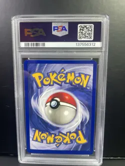 Pokemon Hitmonlee Fossil Unlimited Holo Rare 7/62 PSA 9 Mint English WOTC - Image 4