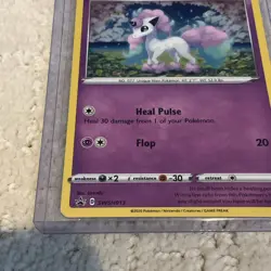 Galarian Ponyta SWSH013 Pokemon Black Star Promo Cosmos Holo HD SWIRL FART SWIRL - Image 2