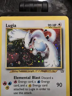 Pokemon TCG Neo Genesis Lugia 9/111 Holographic Swirl Rare - Image 5