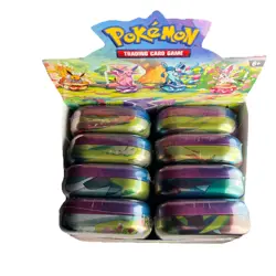 Pokemon TCG SV8.5 Prismatic Evolutions Mini Tin Display Factory Sealed Tins - Image 2
