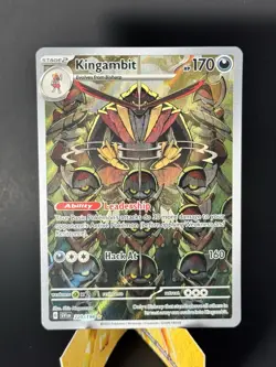 Kingambit 220/198 (NM) - Scarlet & Violet Base Set Illustration Rare Pokemon TCG - Image 3