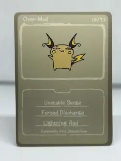 RAICHU x OVER MOD 13/72 - POKESCAM - POKEMON PSA , CGC , BGS , TAG , TCG - Image 1