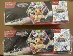 Pokemon Prismatic Evolutions Surprise Box 2-Pack Booster Bundle | SAMS CLUB - Image 1