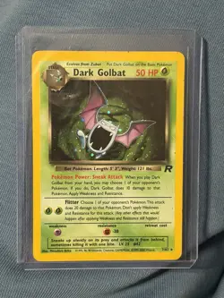 Pokemon TCG Dark Golbat 7/82 Team Rocket Holo Rare Unlimited 🌀 - Image 3