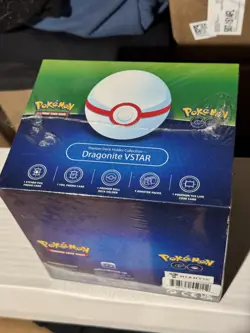 Pokemon Go Dragonite VSTAR Box Deck Holder Factory Sealed With Booster Packs - Image 3