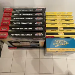 Pokemon Center Ascended Heroes Etb, Prismatic Poster X6 And 5x 2026 30th Box Lot - Image 1