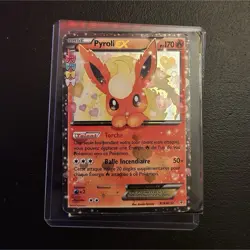 Pokemon Flareon FRENCH EX Ultra Rare Full Art Holo Generations RC6-32 170 HP - Image 1