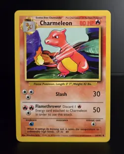 Pokemon TCG - CHARMELEON - 24/102 - UNLIMITED - BASE SET (1999) - WOTC - LP/NM - Image 1