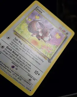Pokemon TCG - EEVEE - 51/64 - UNLIMITED - JUNGLE (1999) - WOTC - VINTAGE - LP - Image 2