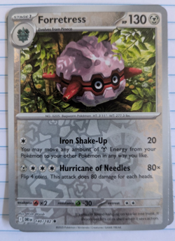 Pokemon TCG Forretress Destined Rivals SV10 140/182 Reverse Holo NM/M - Image 1