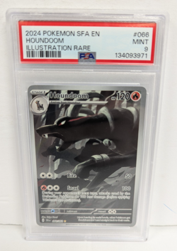 2024 Pokemon SFA EN #066 Houndoom Illustration Rare Mint PSA 9 - Image 1