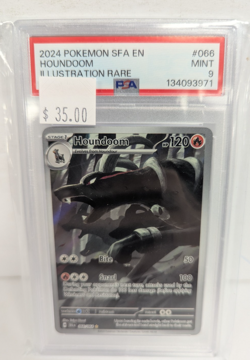 2024 Pokemon SFA EN #066 Houndoom Illustration Rare Mint PSA 9 - Image 3