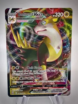 Pokemon TCG Boltund VMAX Fusion Strike 104/264 Holo Ultra Rare - Image 1