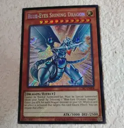 Blue Eyes Shining Dragon LCKC-EN008 Secret Rare Unlimited Yu-Gi-Oh! TCG NM/MINT - Image 1