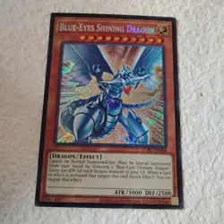 Blue Eyes Shining Dragon LCKC-EN008 Secret Rare Unlimited Yu-Gi-Oh! TCG NM/MINT - Image 2