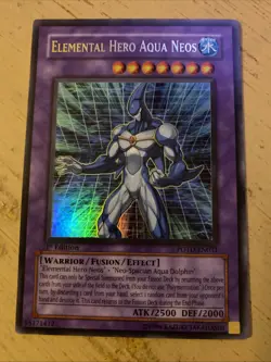 Yugioh! LP Elemental Hero Aqua Neos - POTD-EN031 - Ultra Rare - 1st Edition - Image 1