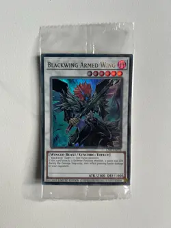 YUGIOH SEALED LART-EN078 ULTRA RARE BLACKWING ARMED WING - Image 1
