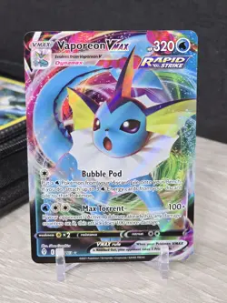 Pokemon Card Vaporeon VMAX 030/203 Evolving Skies Sword Shield Ultra Rare NM - Image 3