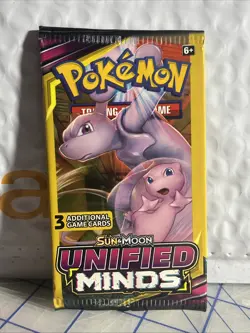 Pokemon Unified Minds - Sun & Moon 3 Card Booster Pack Lot of 4 - Full Art Set - Image 2