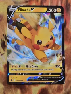 Pikachu V SWSH285 SWSH: Sword & Shield Promo Cards Holo - Image 1